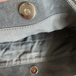 M.I.L.A. Jackie Blue Suede Crossbody Bag Photo 4