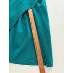 Oh My Gauze Kate Pants Size 2 Large XL Green Teal Slit Legs Wide Leg Lagenlook * Photo 14