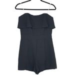 DO+BE  Women's‎ Black Ruffle Overlay Strapless Chic Playsuit Size Medium Photo 1