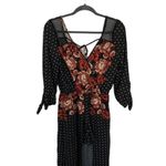 Chelsea and Violet Chelsea Violet‎ Sheer Boho Maxi Romper Floral Festival Small Photo 1