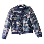 Moussy‎ Women's Camouflage Print Bomber Jacket Small Green Photo 0