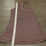 Lululemon  Cool Racerback West2east Stripe Heathered Bordeaux Drama Tank Top Sz 2 Photo 8