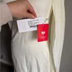 JJ's House JJ’s House Ivory One Shoulder Sheath Column Floor Length Wedding Dress Womens 6 Photo 2