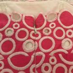 Liquid Pink & White Strapless Dress Photo 3