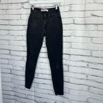 Levi's Signature Levi Strauss Mid Rise Skinny Jeans Gray Wash Women’s 0 Stretch Denim Photo 7