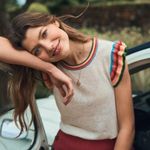 BODEN Josie Frilled Linen Tank S 100%LINEN White Photo 0