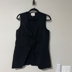 Reformation  Casey Vest in Black Size M Photo 1