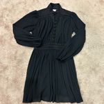 Zimmermann  Espionage Plisse Black Mini Dress Size 1 AU Photo 1