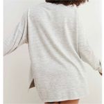 Aerie Summer Desert Oversized Sweatshirt in Heathered Gray Side Slits XS Photo 9