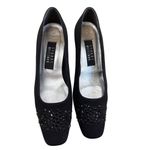 Stuart Weitzman  Womens Black Leather Heeled 2.5 " Shoes  Size 7B SKU 7482 Photo 7