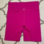 DSG Momentum Seamless high waisted pink ribbed 6.5” inseam bike shorts Photo 2