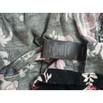 EXPRESS Women's Maxi Dress Off the Shoulder Smocked Black Floral Size Small Photo 7