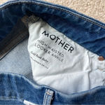 Mother High Waisted Looker Ankle Denim Hold Rush Baby Distressed Jeans Skinny Blue Size 30 Photo 4