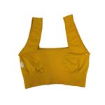 NEW Free People Movement Good Karma Square Neck Sports Bra Crop Top Mustard M/L Yellow Size M Photo 2