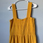 Lulus  Social Calendar Mustard Yellow Ribbed Knit Wide Leg Jumpsuit Photo 7