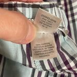 Victoria's Secret Victoria’s Secret pajama bottoms light blue and purple plaid print Small Photo 3