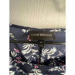 Lane Bryant  Floral Pattern Short Sleeve Blouse With Ruffled Sleeves Photo 2