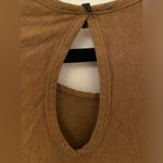 Vivace Brown Sleeveless Suede Western Cinched Waist Top Women’s Sz Photo 6