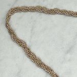Chico's Beaded Braided Gold Linear Tassel Boho Y Necklace β¨ Photo 4
