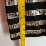 Almost Famous Striped Sequin Tank Top 2000s Clubwear Indie Sleaze Grunge Festival Small Photo 5