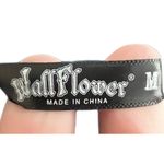 🪩4/$20!! Wallflower Lacy Striped 3/4 Length Sleeved Top Black and Turquoise M Blue Size M Photo 3