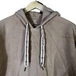 Aerie Ribbed Cropped Hoodie Jogger Set Womens XS Brown 100% Cotton Cozy Lounge Photo 3