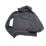 PINK - Victoria's Secret PINK Y2K Pink & Black Contrast Color Block Zip Up Hoodie Limited Edition Photo 3