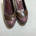 CAMPER ARIADNA‎ Patent Brown Leather Pumps Size 8 EU38 Purple Photo 12