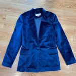 Reiss Velvet Single Breasted Suit Blazer in Blue UK10 Photo 6