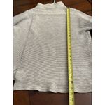 French Connection Ribbed Gray Sweater Neon Threads Accents Size L Oversized Photo 7