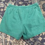Aritzia Green Superworld Sweat Shorts Small Photo 1