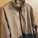 Forever 21 Forever‎ 21 Women’s Brown and Black Quarter Zip Windbreaker Medium Photo 2