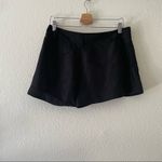 Parker  Womens  Black Pleated Shorts Photo 3