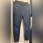 Liverpool  Farrah High-Waist Pull-On Ankle in Silky Soft Denim in Coronado Mid Photo 7