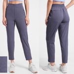 Athleta  Brooklyn Textured Ankle Pant Medieval Violet- Size 6 Photo 1