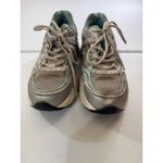 APEX Women Running Shoes Gray Teal Lace Up Athletic Sneakers Size 8 Silver Photo 7