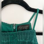 Top shop high neck emerald green bodycon homecoming dress Photo 5