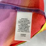 BP New  Rainbow Ombre Stripe Satin Button Down Shirt Photo 14