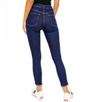 Free People NWT  Revolve Raw High Rise Skinny Jeggings Deep Indigo Size 26 Photo 1