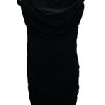 PRETTYGARDEN New Pretty‎ Garden Ruched Bodycon Midi Dress Womens Large Black Sexy Cocktail Photo 0