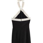 superdown New Laurien Cross Front Dress in Black Maxi White Backless Gown XS Photo 4