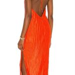 House of Harlow 1960 x REVOLVE Frederick Dress in Red Orange Large Photo 1