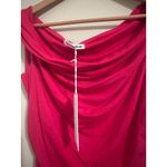 Reformation  NWT Pink Raydon Knit Off Shoulder Mini Dress Size Small Photo 2