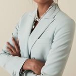 Reiss Laura Crepe Double Breasted Blazer Photo 4