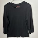 Three Dots EVELYN & ARTHUR collab 3 dots basic black 
Classic Black Women's Top XL Photo 0