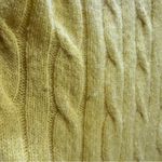 autumn cashmere  yellow sweater cardigan v nec size S Small :001: Photo 7