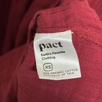 Pact  Organic Cotton Double Gauze Coastal Full Button Front Midi Dress Size XS Photo 5