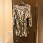 Outerknown  Lulu Floral Wrap Dress in Cedar Zinnia Photo 4