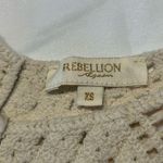 Rebellion Again Off White Crochet Tank with Cherry Accents Size XS Photo 4