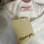 Showpo White Dress With Side Slit Photo 1